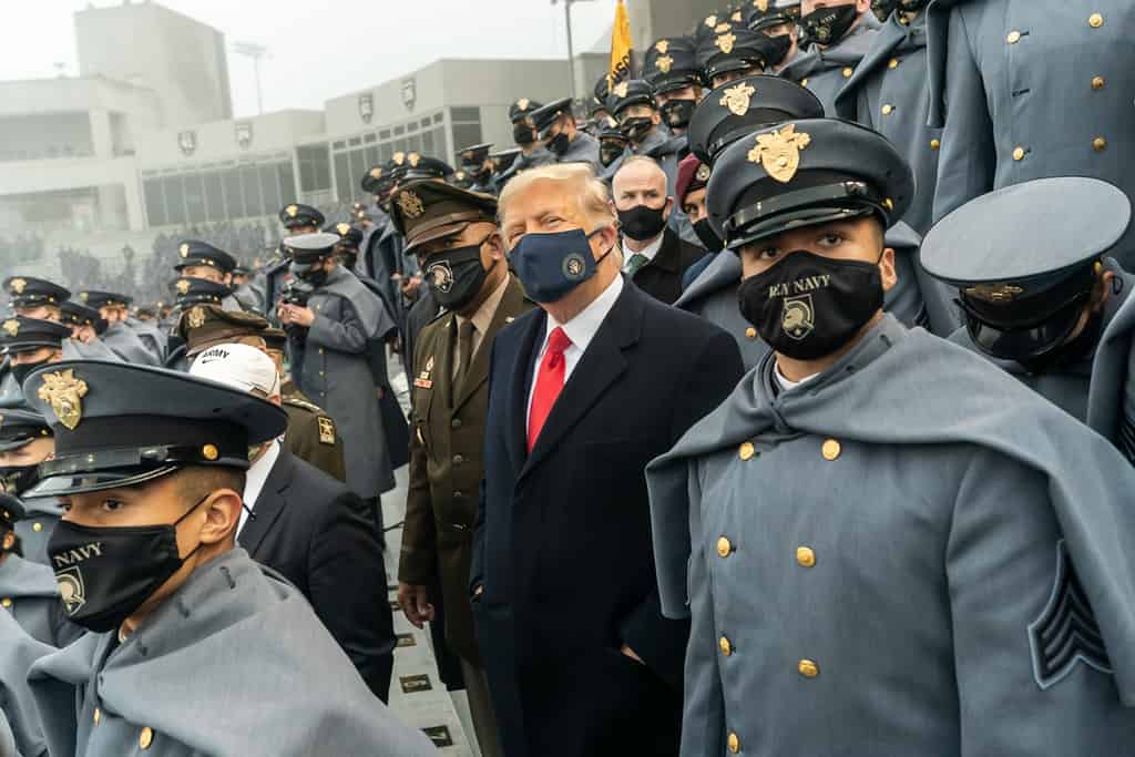 Donald trump and USA Milatry