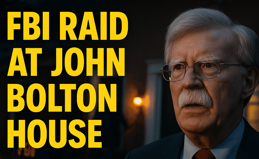 FBI raid at Jhon bolton House