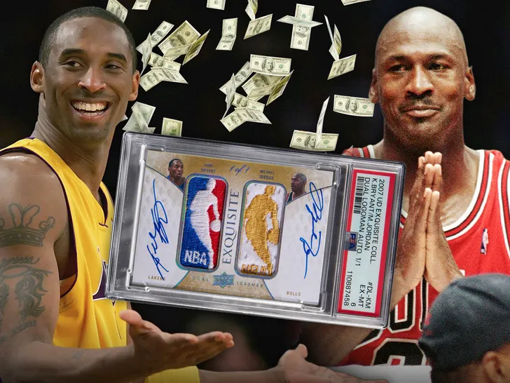 Kobe Bryant and Michael Jordan Sports Card